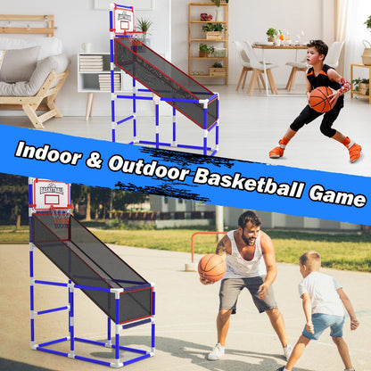 Adjustable Height Basketball Hoop Arcade Game