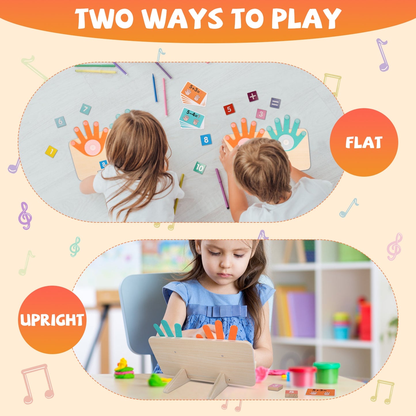 Talking Flash Cards And Finger Counting Math Board