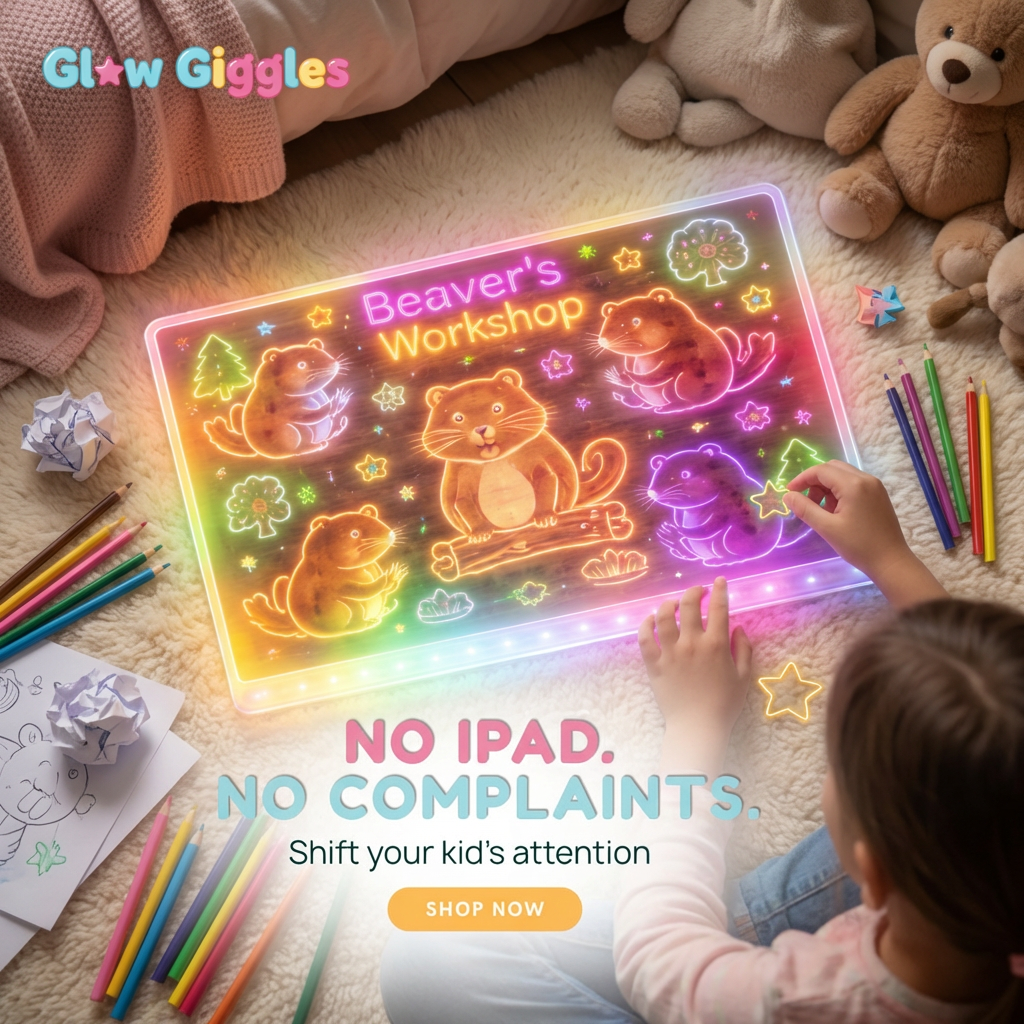 Glow Giggles LED Note Board