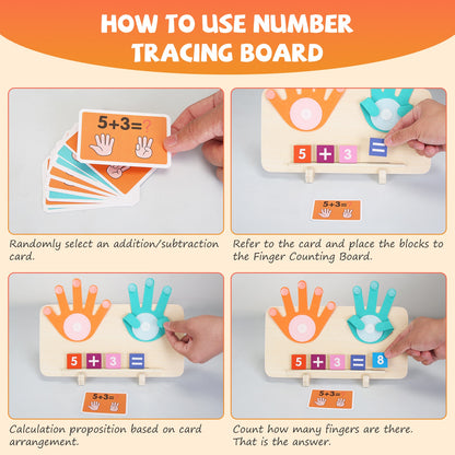 Talking Flash Cards And Finger Counting Math Board